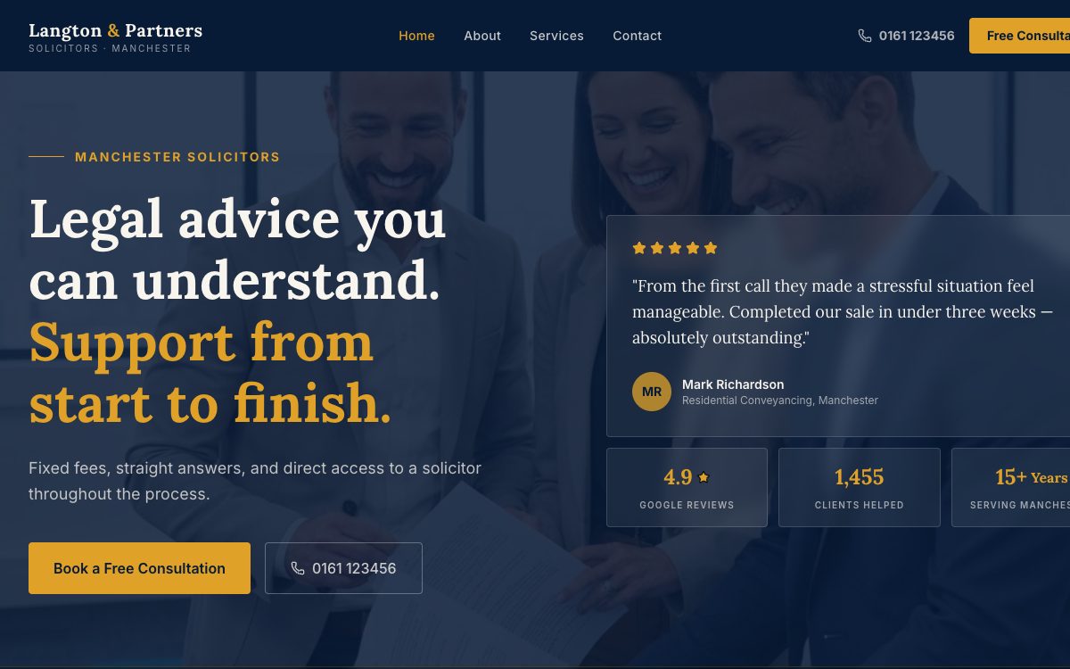 Redesigned website